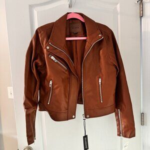 Brown Blank NYC Pleather Jacket